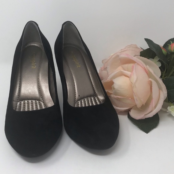 EasySpirit Women’s Heel’s Shoes Suede Black W - Picture 2 of 8